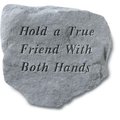 Kay Berry Inc Kay Berry- Inc. 63520 Hold A True Friend With Both Hands - Memorial - 11 Inches x 10 Inches 63520